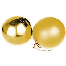 Mojawo - 12er Weihnachtskugeln Ø6cm-MYW52261-Gold-var