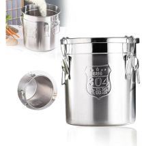 12L boîtes alimentaires scellées acier inoxydable cuisine réservoir de céréales cuisine lait réservoir de stockage cuisine seau de riz réservoir de