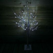 120cm Christmas Tree Birch Ice LED Lights Indoor Outdoor Decoration