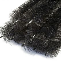 12m Cepillo protector para canalones 120 cm ø 10,5 cm protector de hojas 10 piezas