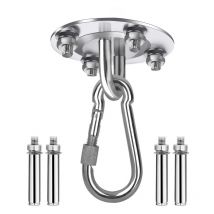 Einfeben 12pcs Crochet de plafond support de plafond suspension de chaise suspendue amovible chaise suspendue 450KG - 1pcs