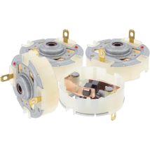 Gotrays - 12Pièces RS550 Porte-balai de Charbon de Moteur à Courant Continu pour Perceuse Électrique/Tournevis Électrique avec Brosse en Cuivre