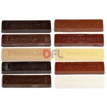 12PZ bastoncino di cera colore mogano