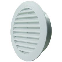 Griglia di Aerazione da Incasso 8 cm – ABS Bianco – 12PZ