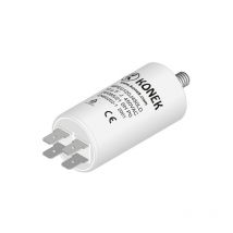 Konek - 12uF 450Vac Kondensator Motor Arbeit Motor faston y M8