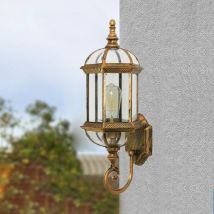 Senderpick - Applique murale Applique murale antique Applique de jardin Applique d'extérieur Applique murale en métal et verre étanche Prise 220 v