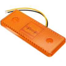 Insma - 12V 24V voiture camion Led marqueur latéral lumière réflecteur lampe lumière externe Signal lampe remorque Bus camion Fantablau