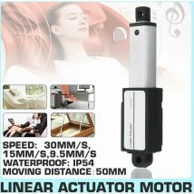 Linear Actuator 12V dc 50mm Stroke Electric Window Opener Linear Motor IP54 (15mm / s)