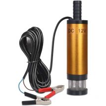 BSR - 12-V-Ölpumpe, Kraftstoffpumpe mit Clip, Dieselöl, Heizöl, Tauchpumpe, Wasser-Kraftstoff-Transfer, Zigarettenanzünder mit abnehmbarem Filter für