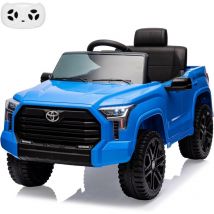 12V pour Enfants Voiture électrique,Toyota sous Licence, Voiture électrique alimentée par Batterie avec télécommande, système de Suspension, Portes