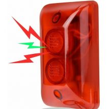 12V Wired Strobe alarm siren Sound siren light Flashing emergency Warning light alarm security alarm system