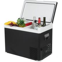 Mini Frigo Congelatore Portatile Frigo 12-24V 40L -20-20 gradi per auto campeggio L.59.4 x P.34.9 x H.44.1cm