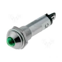 12vdc Led Light Green Light For Panel Ind8-12g-a