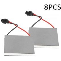 Set Mit 8 Wärmebetriebenen Ofenlüftergeneratoren, Ersatzmotoren Für Haushaltsöfen, Kaminventilatoren Und Holzöfen, 40 X 40 Mm