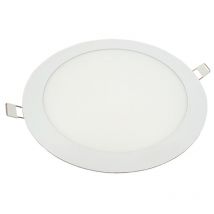 12W Panel LED empotrable - Redondo 4000K Ø170