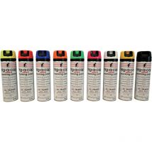 Baustellenmarkierspray t-a-c extra 500ml rot fl - Ampere