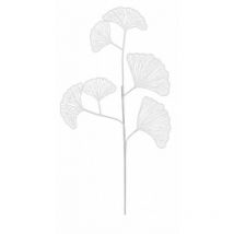 Peragashop - 12x Ginkgo Biloba Zweig X6 Weiß H60cm