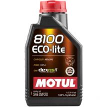 4x Huile Motul 8100 Eco-Lite 0W20 bidon de 1L