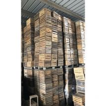 Kistenkolli Altes Land - 12x Massive Obstkisten 2te Wahl Holzkisten Weinkisten Regalkisten Gartendeko Hochbeet Beetkiste