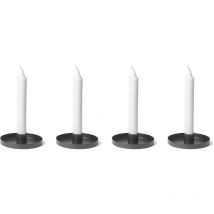 12x Novaliv Standkerzenhalter Stabkerzenhalter 12x Schwarz