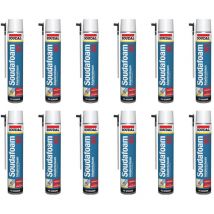 12x Soudal Soudafoam B2 Montageschaum Adapterschaum 750 ml Bauschaum Dämmschaum