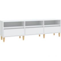 Tv Cabinet White 150x30x44.5 cm Engineered Wood vidaXL