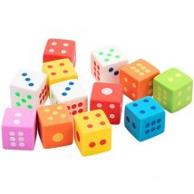 12x Radiergummi Würfel Radierer-Set Mitgebsel Kindergeburtstag Giveaway
