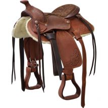 11", Marron: Selle Western Pony