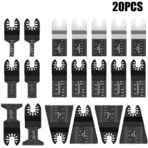 13 pièces Outil Multifonction Saw Blades Accessoires Kit For Fein, Multimaster, Makita, Bosch, Rockwell, Sonicrafter, Worx