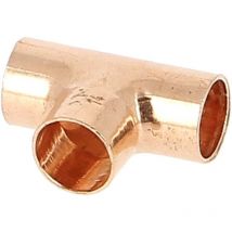 Raccord cuivre en t à souder - Femelle - diamètre 14 mm