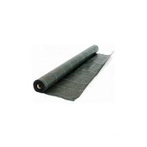 Zenlys - 130g/m2 Toile Bache de paillage tissée Vert Anti-Mauvaises Herbes Largeur 1,38m Longueur 25m