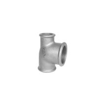 130r - Tee Riduzione 1/2" X 1" X 1/2" In Ghisa Zincata 13005353