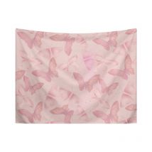 Linghhang - 130x150cm Papillons Tenture Murale Tapisserie pour la Nature Décorations Couvre-lit Courverture pour la Maison Salon Chambre Dortoir Décor