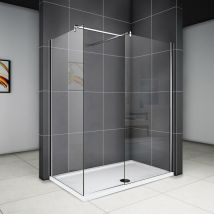 110x200cm +85x200cm+90cm Haltestange Walk In Dusche Duschabtrennung Duschkabine