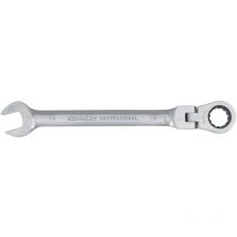 Kennedy-Pro Metric Combination Ratchet Spanner, Flexible Head, 19mm