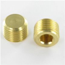 1/4 GAZ Longueur 10 6 pans Clé 6 Laiton R.1102-1 piece