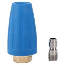 Accessoire De Nettoyage Pour Nettoyeur Haute Pression À Connexion Rapide De 1/4 ", Buse Turbo De Pulvérisation 3000psi 3.5