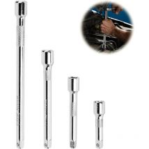 1/4 ratchet extension, 1/4 extension 50mm, 75mm, 100mm, 150mm, chrome vanadium steel (1/4)