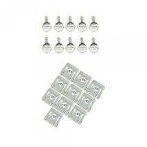 1/4 Umdrehung Ø5mm X L19mm Bike It Für Motorrad Pro 10 Schrauben
