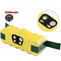 Pdstation - 14.4V 5200mAh ni-mh Staubsauger Ersatz für iRobot Roomba 500 600 700 800 Series R3 80501 4419696 Scooba 450 iRobot Vakuum