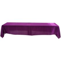 Kkmoon - 145x320cm Rechteck Tischdecke Tischabdeckung Fleckenfestes Bankett Hochzeitsfeier Dekor lila
