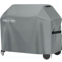 Augienb - 147x61x122cm Housse de Barbecue à gaz Extérieur étanche Protection uv Gris bbq Grill Hasaki