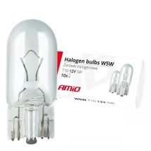 Tresice France - Ampoules Halogènes W5w T10 5w W2.1x9.5d 12v 10pcs (e8) Amio-01483