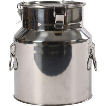 14L 201 Récipient en acier inoxydable pour bouteille de lait - Pot à lait scellé - Seau de transport multifonction - Seau à vin avec joint en