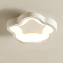 Wottes - 14W led Deckenleuchte Modern Deckenlampe Ø23cm Weiß für Schlafzimmer Wohnzimmer Balkon Flur Küche - Warmweißes Licht