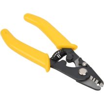 15 Cm Dreiloch-glasfaser-abisolierzange Mit Pvc-griff, Cfs-3 Hochleistungs-elektriker-abisolierwerkzeug Für Massive Und Flexible Drähte