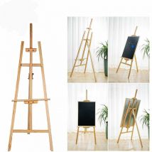 Dayplus - 1.5 m Chevalet cadre a en bois Chevalet studio pour peinture, croquis, mariage