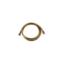 1,5 m goldfarbener Messing-Doppelklammer-Brauseschlauch