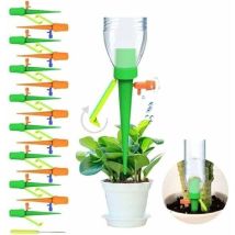 Aamunpa - 15 Pics Irrigation Goutte À Goutte, D'Arrosage Automatique Pour Plantes Avec Système D'Arrosage À Libération Lente Pour Plantes D'Intérieur,