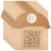 15 Sacs pour Aspirateur Karcher WD2 MV2 6.904-322.0 wd 2.200 WD2250 A2004 A2054 A2099,Remplacement pour Aspirateur Karcher.. Debuns
